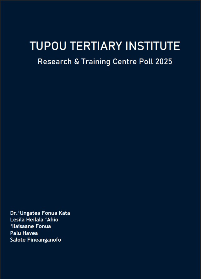 Tonga Poll 2025 Cover Preview